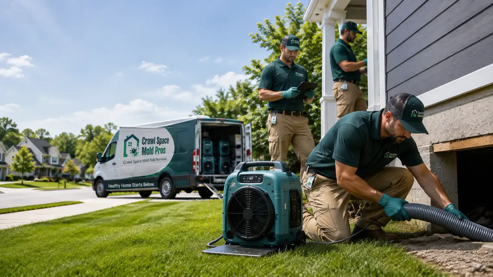 Crawl Space Mold Removal in Bassett, VA